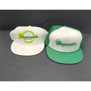 Vintage Fitzgeralds Casino/ Hotel Mesh Back Trucker Hat New Lot of 2